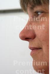 Nose Woman White Chubby