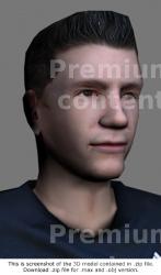 3D Model White Man