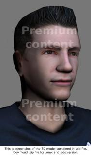 3D Model White Man