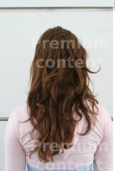 Hair Woman White Slim