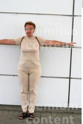 Whole Body Woman T poses White Casual Average