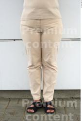 Leg Woman White Casual Average