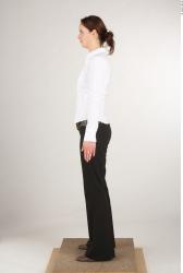 Whole Body Woman White Casual Slim