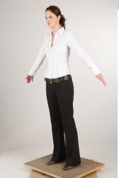 Whole Body Woman White Casual Slim