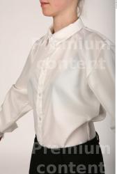 Woman White Historical Slim Costume photo references