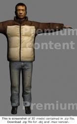 3D Model Asian Man