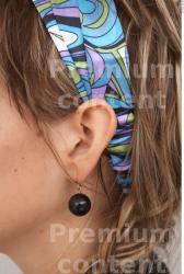 Ear Woman White Casual Slim