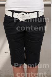 Thigh Woman White Casual Slim