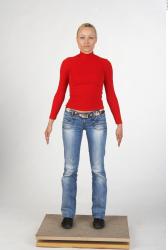 Whole Body Woman White Casual Slim