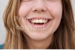 Whole Body Teeth Woman Casual Slim Street photo references