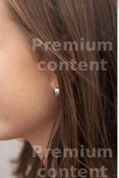 Ear Woman White Casual Slim