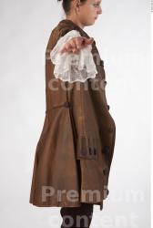 Whole Body Woman White Historical Slim Costume photo references