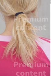 Hair Woman White Casual Slim