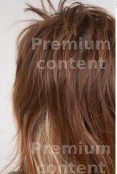 Hair Woman White Casual Slim