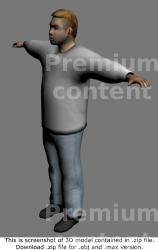 Whole Body Man Asian Casual Average 3D Models