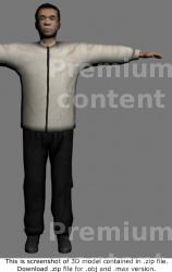 3D Model Asian Man