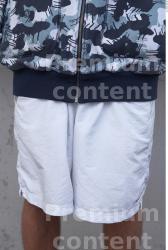 Thigh Man White Casual Slim