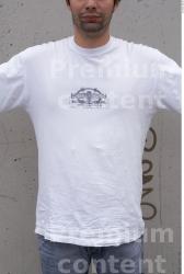 Upper Body Man White Casual Average