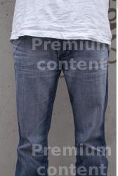 Thigh Man White Casual Average