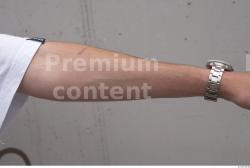 Forearm Man White Casual Average