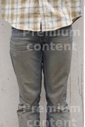 Thigh Man White Casual Average