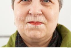 Mouth Woman White Casual Chubby