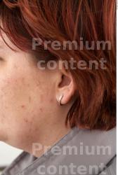 Ear Woman White Casual Chubby