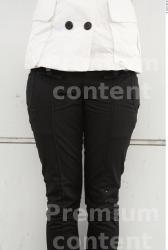 Thigh Woman White Casual Slim