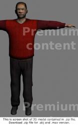 3D Model Asian Man