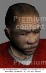 3D Model Asian Man