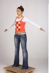 Whole Body Woman White Casual Slim