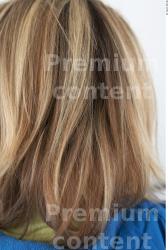 Hair Woman White Casual Average