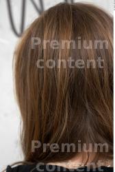 Hair Woman White Casual Slim