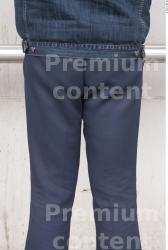 Thigh Man White Casual Jeans Average