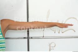 Arm Woman White Casual Singlet Slim