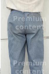 Thigh Man White Casual Jeans Slim