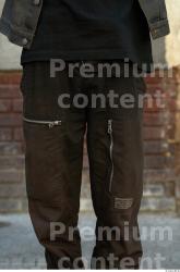 Thigh Man Casual Trousers Average Bearded Street photo references