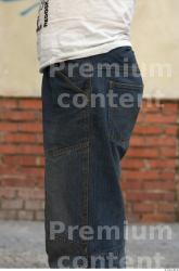 Thigh Man White Casual Jeans Average