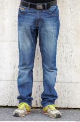 Leg Man Casual Jeans Slim Street photo references