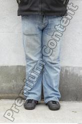 Leg Man White Casual Jeans Overweight