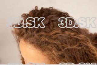 Hair texture of Aurelie 0010