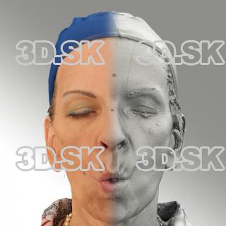3D head scan of U phoneme - Alena