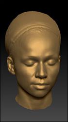 3D head scan of Sophia