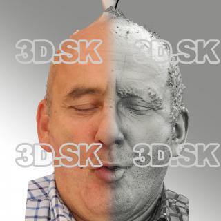 3D head scan of O phoneme - Michal