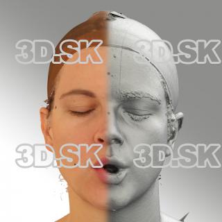 3D head scan of U phoneme - Mariana