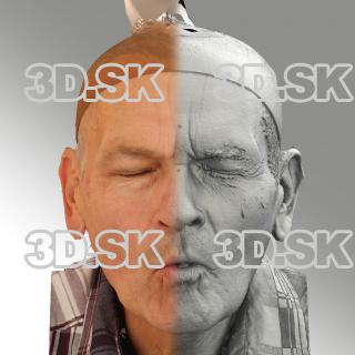 3D head scan of O phoneme - Petr