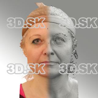 3D head scan of neutral emotion - Eva