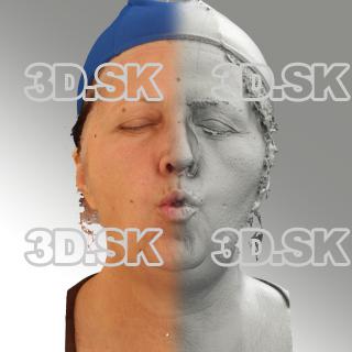 3D head scan of O phoneme - Zdenka