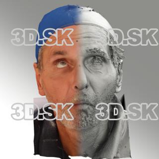 3D head scan of O phoneme - Richard