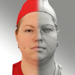 3D head scan of emotions and phonemes - Misa